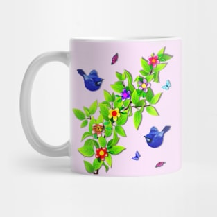 Blue Bird. Australian Bird Species Mug